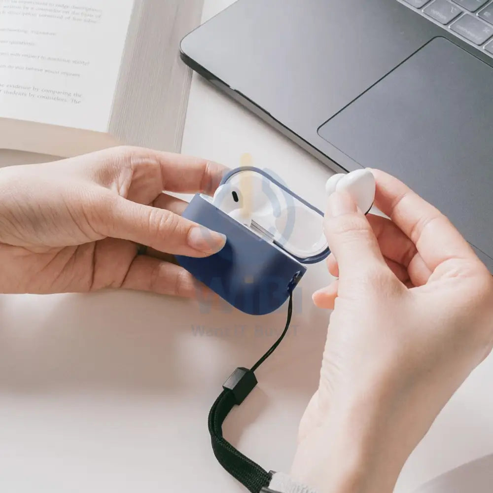 Elago AirPods Pro 2 Silicone Originial Hang Case - Jean Indigo Accessories > Mobiles & Tablets