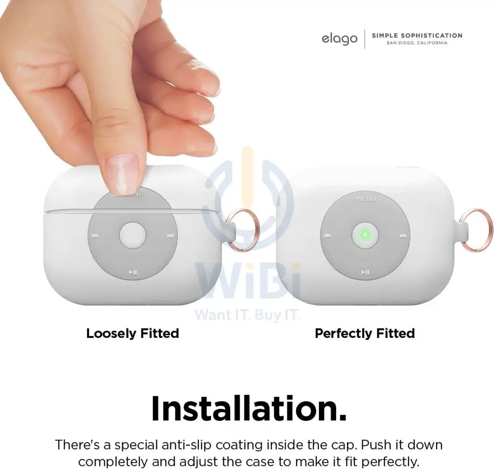 Elago AirPods Pro AW6 Hang Case (iPod) - White Accessories > Audio > Headphones