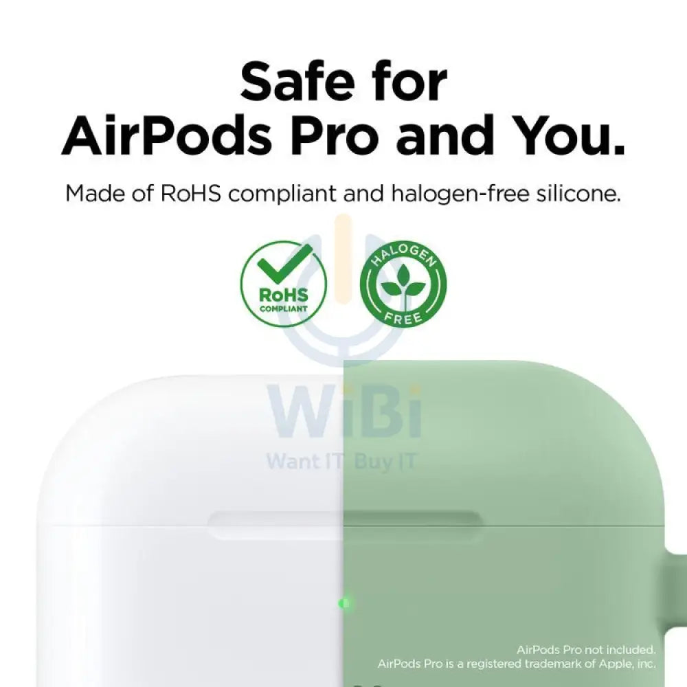 Elago AirPods Pro Original Hang Case - Pastel Green Accessories > Mobiles & Tablets > Mobiles