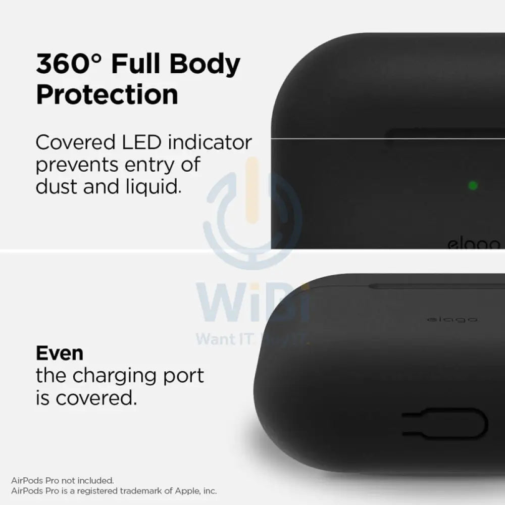 Elago AirPods Pro Slim Hang Case - Dark Grey Accessories > Mobiles & Tablets