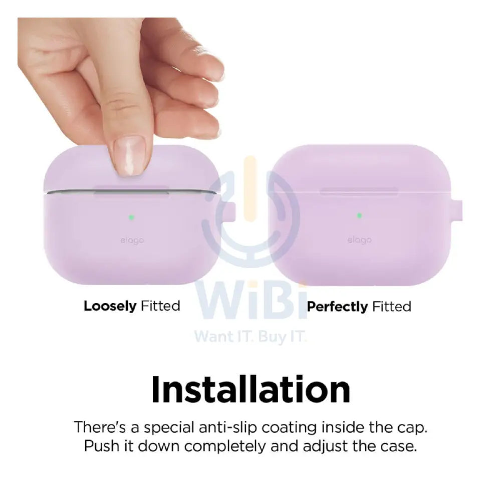 Elago AirPods Pro Slim Hang Case - Lavender