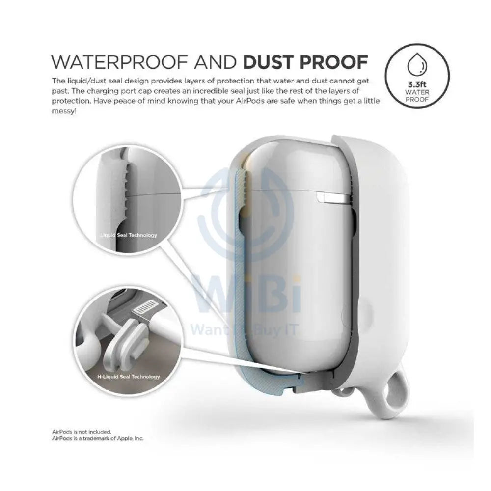 Elago AirPods Waterproof Hang Case - White