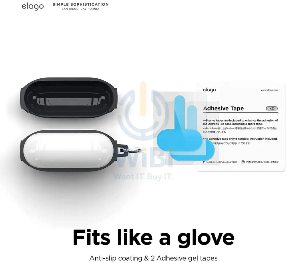 Elago Apple Airpods 3 EDC Case - Black Accessories > Mobiles & Tablets