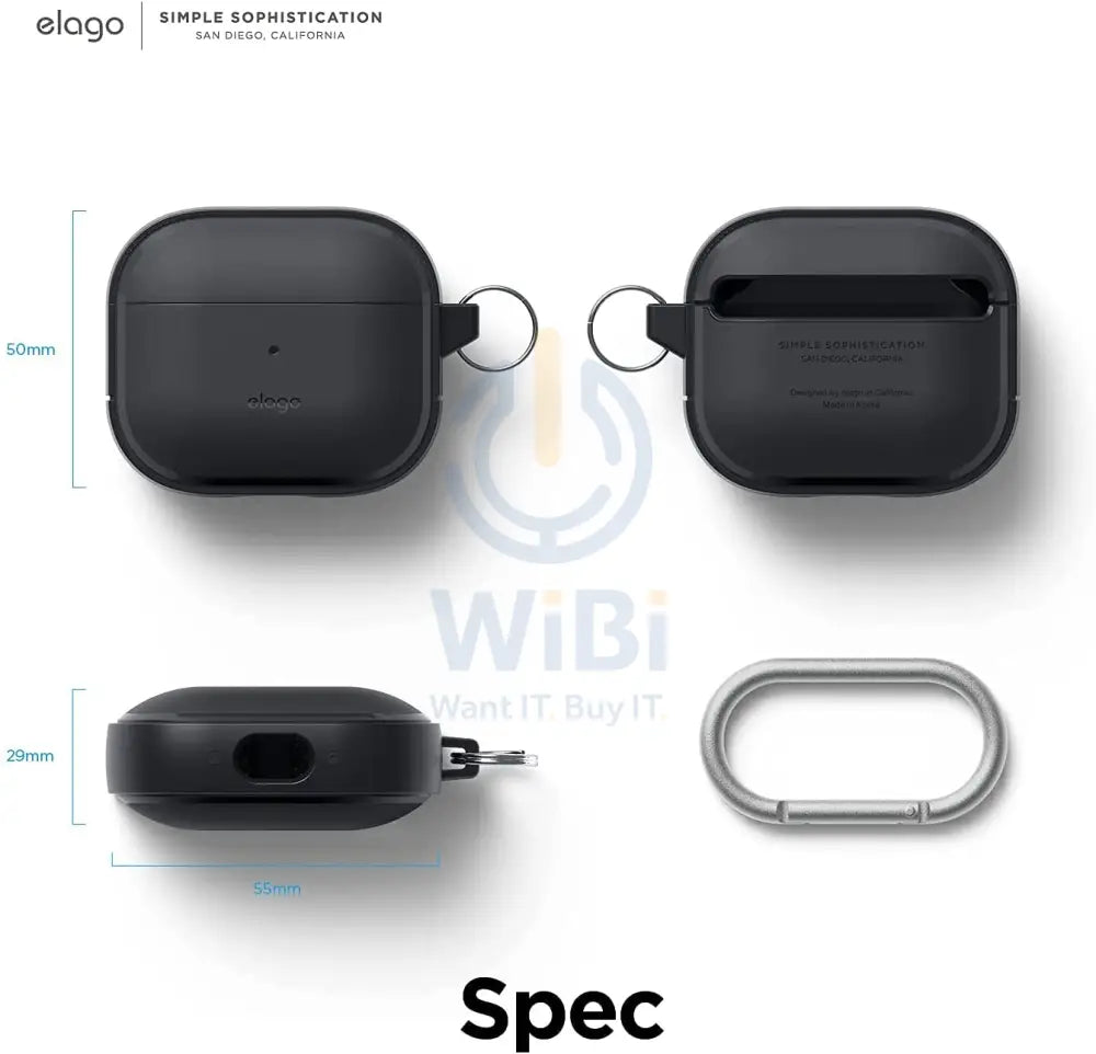 Elago Apple Airpods 3 EDC Case - Black Accessories > Mobiles & Tablets