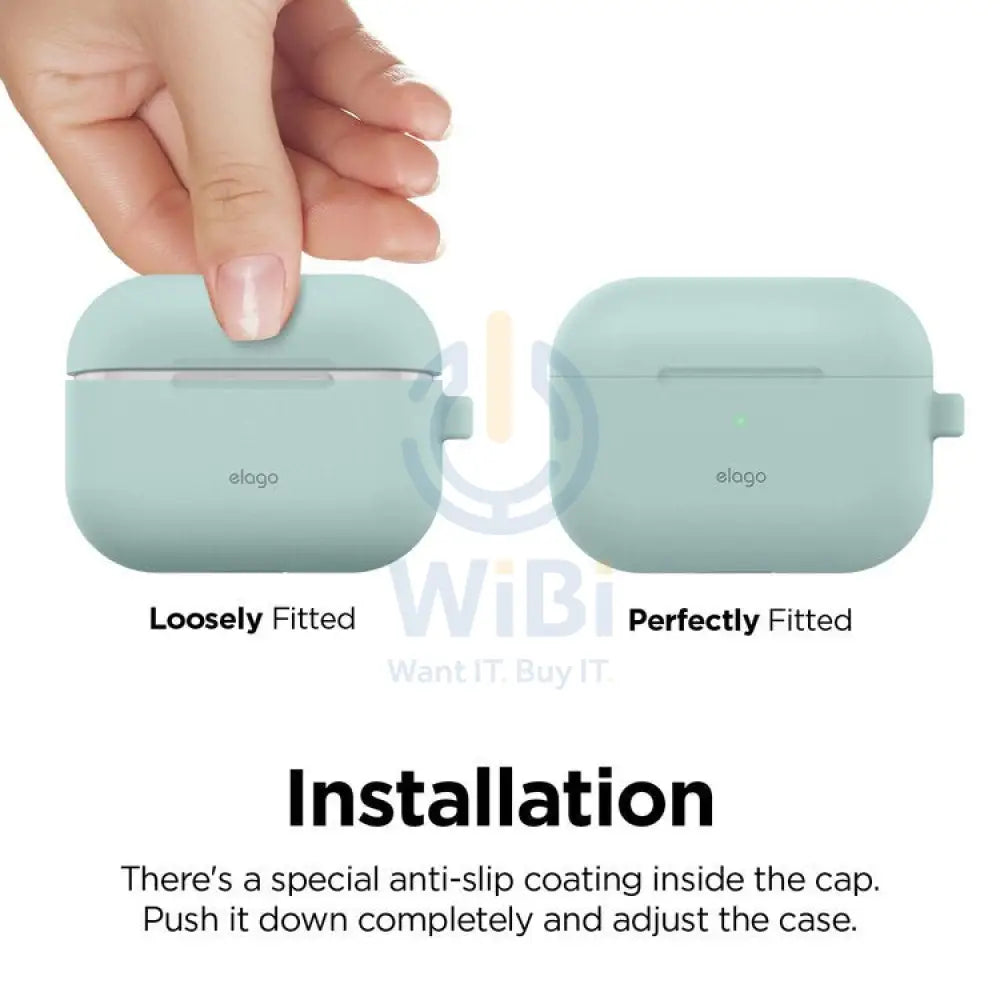 Elago Apple Airpods Pro Original Hang Case - Baby Mint Accessories > Mobiles & Tablets
