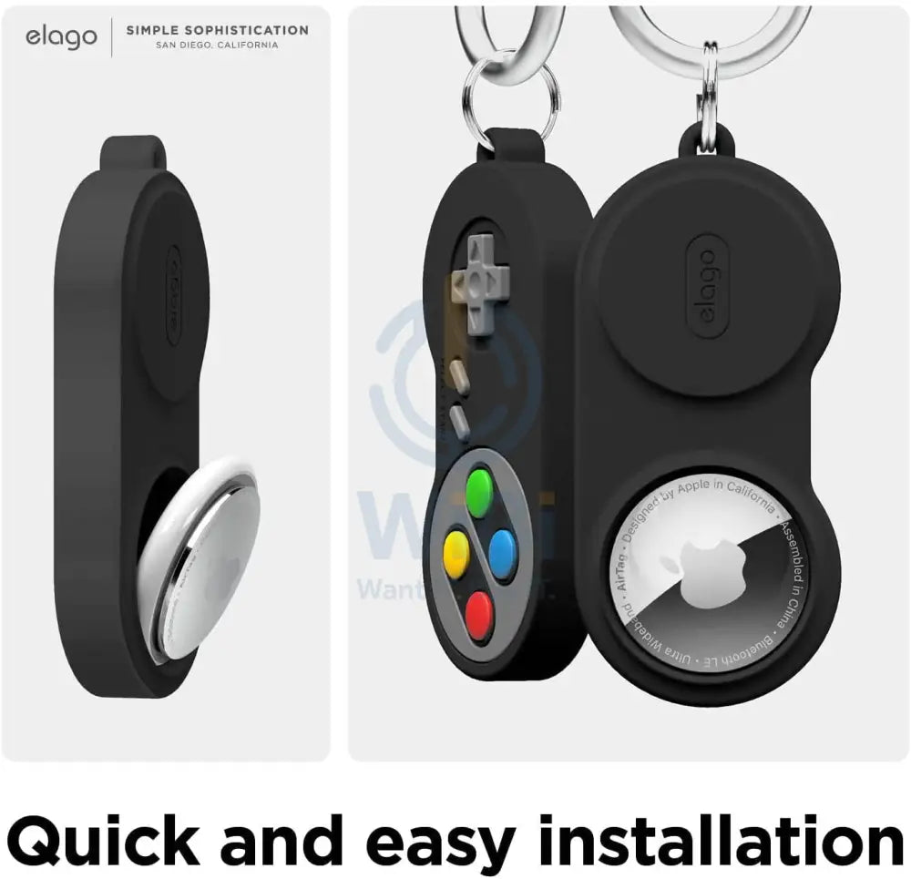 Elago Apple AirTag W5 Case - Black Accessories > Mobiles & Tablets