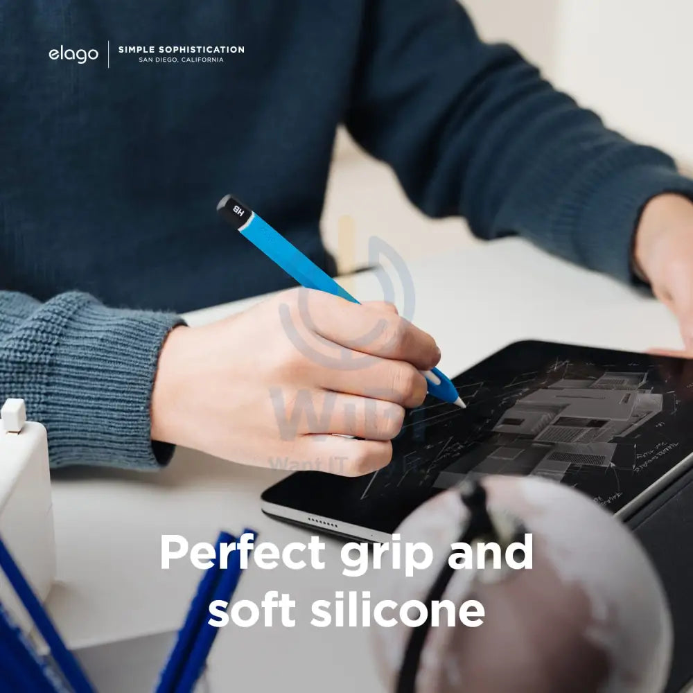 Elago Apple Pencil 2nd Gen Classic Case – Blue Accessories > Mobiles & Tablets