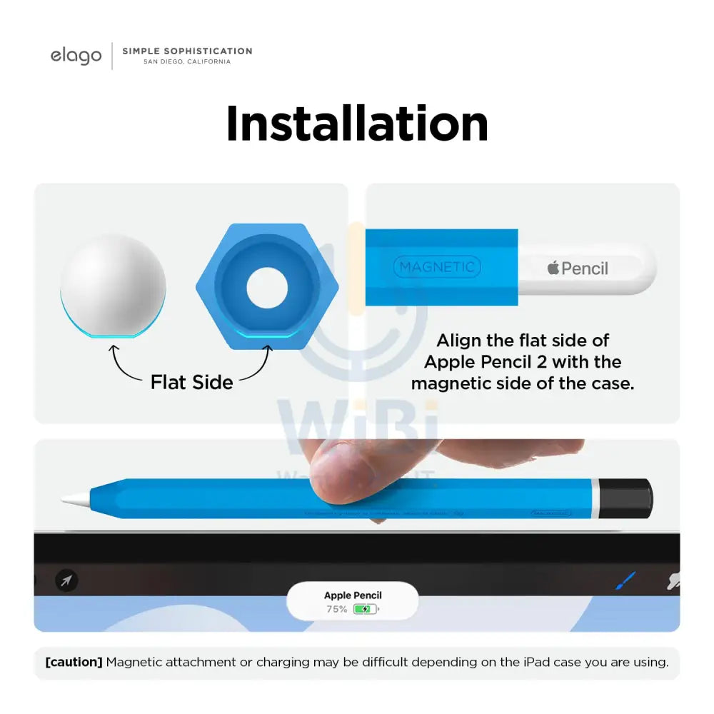 Elago Apple Pencil 2nd Gen Classic Case – Blue Accessories > Mobiles & Tablets