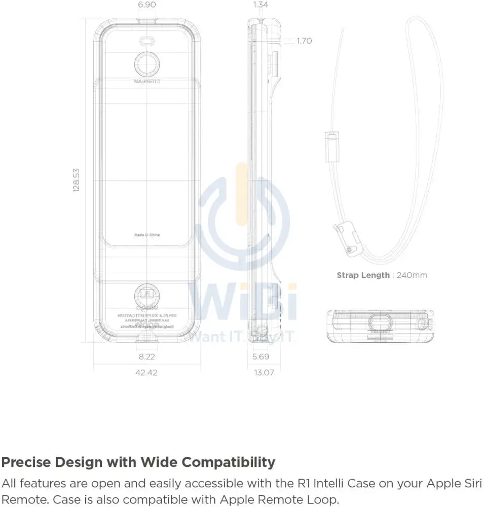 Elago Apple TV Siri Remote R1 Intelli Case - Jean Indigo Accessories > Smart Devices > Smart TV