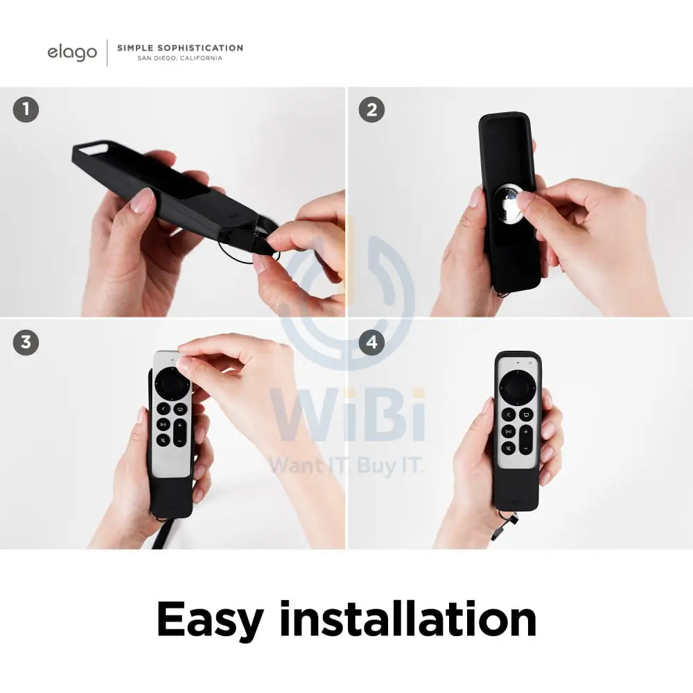 Elago Apple TV Siri Remote R5 2021 Case (AirTag Compatible) - Jean Indigo Accessories > Mobiles & Tablets
