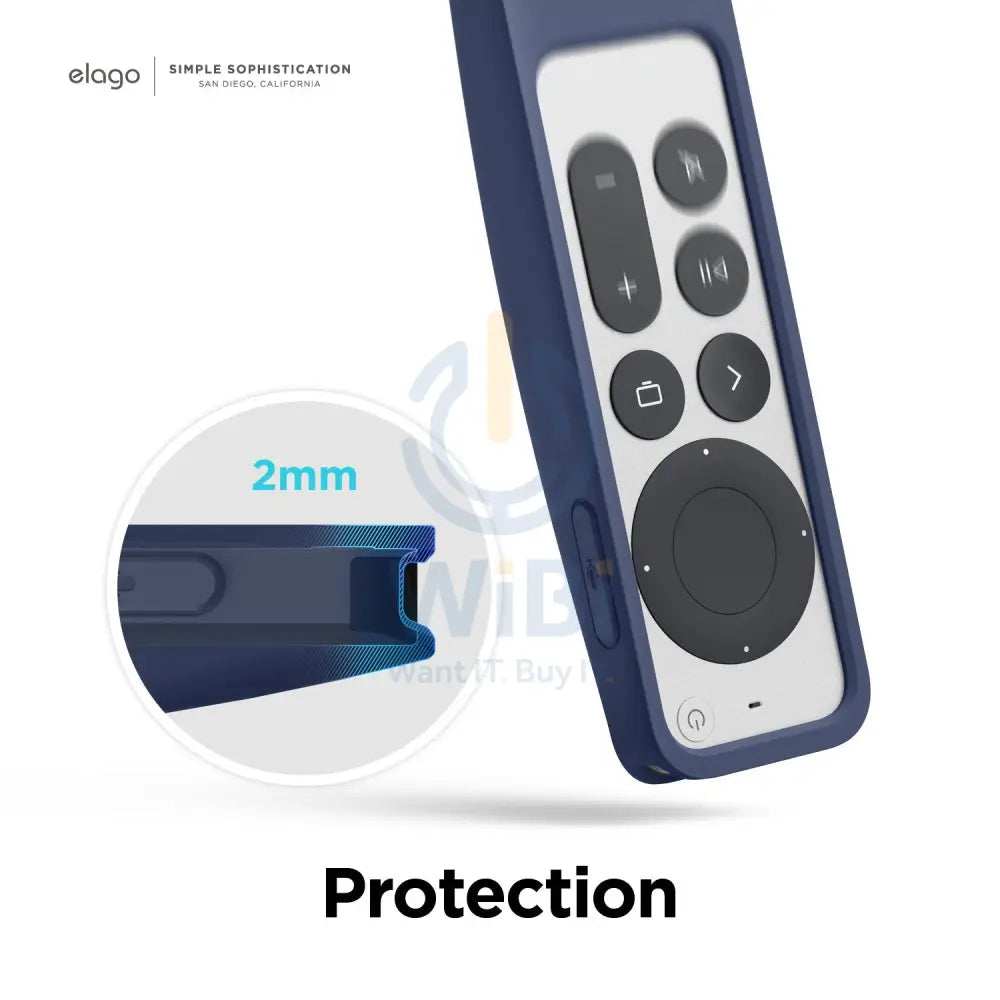 Elago Apple TV Siri Remote R5 2021 Case (AirTag Compatible) - Jean Indigo Accessories > Mobiles & Tablets