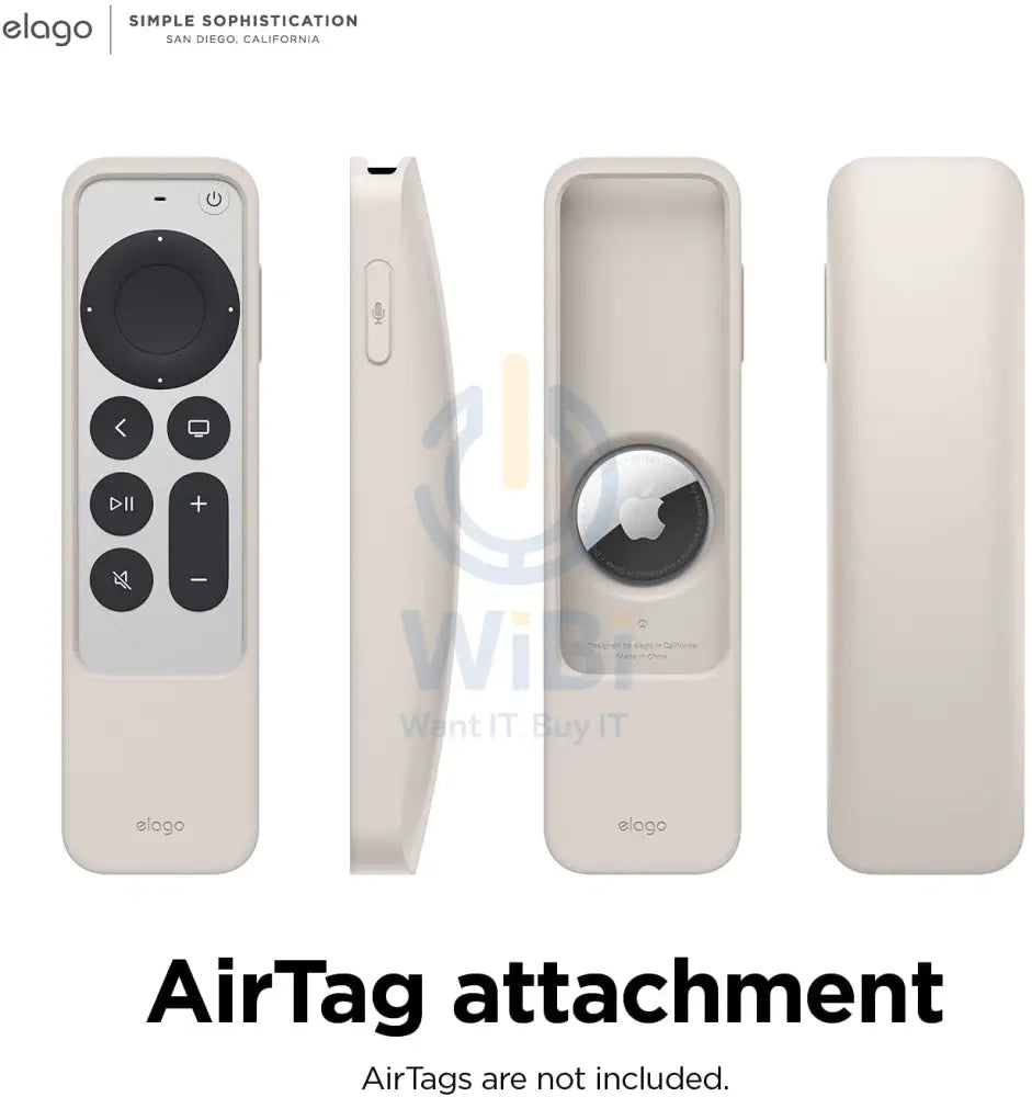 Elago Apple TV Siri Remote R5 2021 Case (AirTag Compatible) - Stone Accessories > Mobiles & Tablets