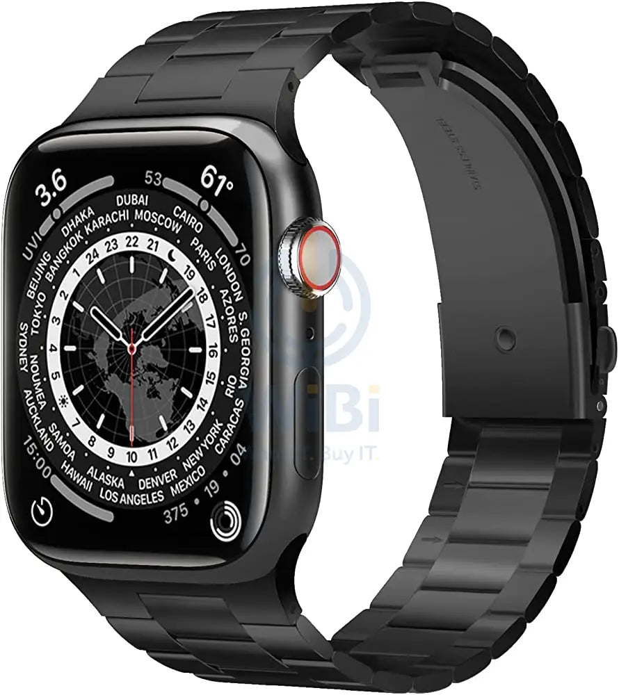 Elago Apple Watch 42/44/45mm/Ultra Metal Band - Black Accessories > Smart Watches > Straps