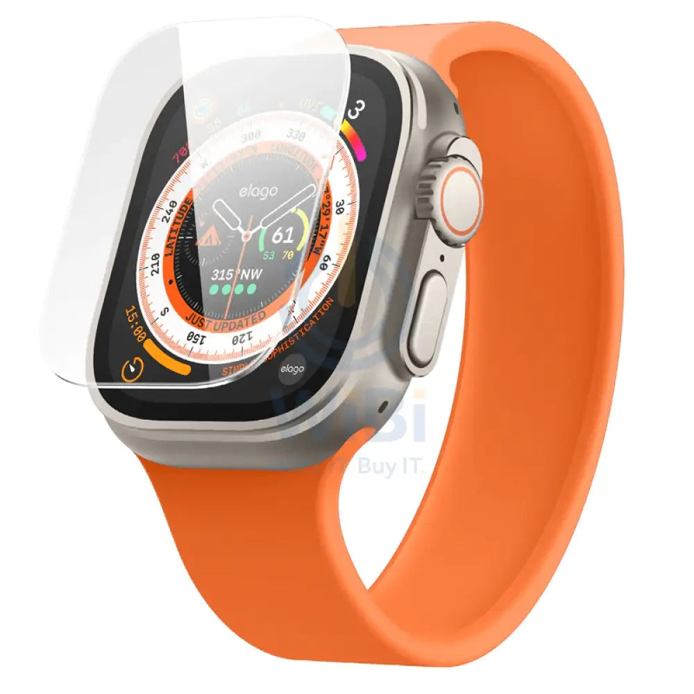 Elago Apple Watch Ultra Tempered Glass Screen Protector - Clear Accessories > Smart Watches