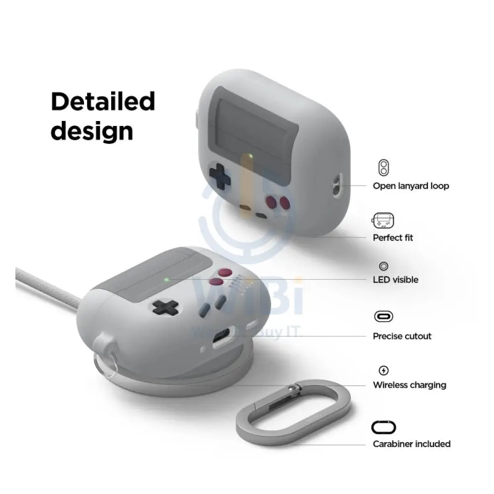 Elago AW5 Case For Apple AirPods Pro 3 - Light Gray Accessories > Headphones > Covers & Cases