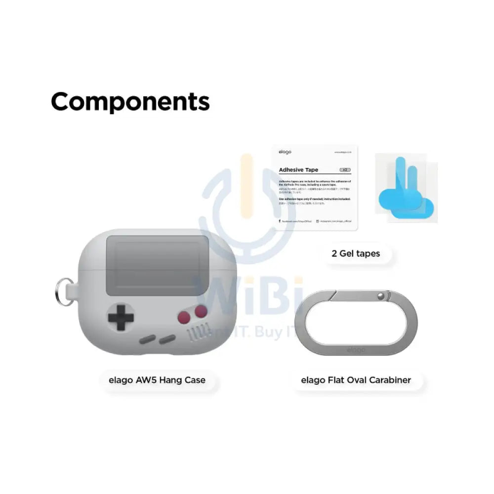 Elago AW5 Case For Apple AirPods Pro 3 - Light Gray Accessories > Headphones > Covers & Cases