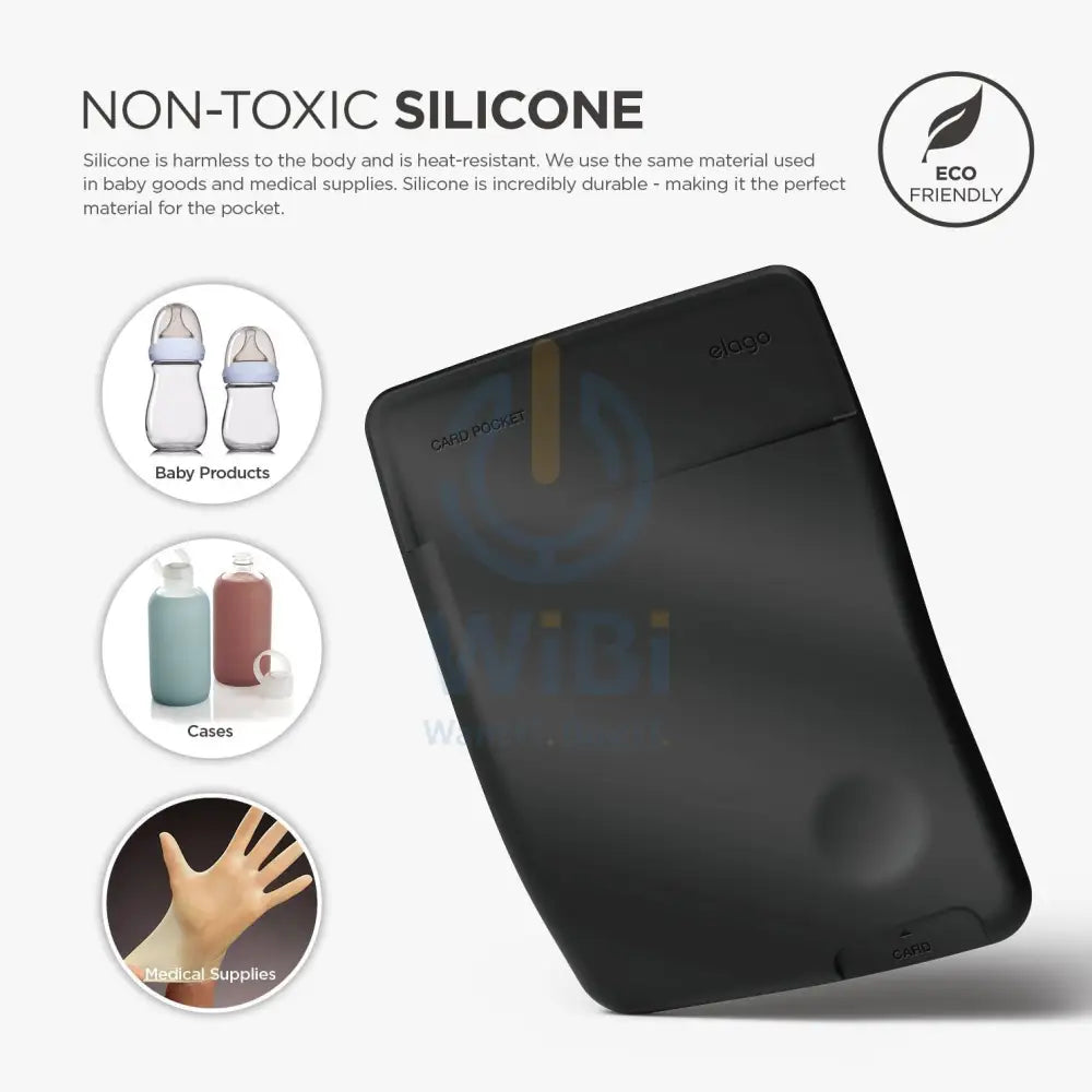 Elago Card Pocket - Black Accessories > Mobiles & Tablets