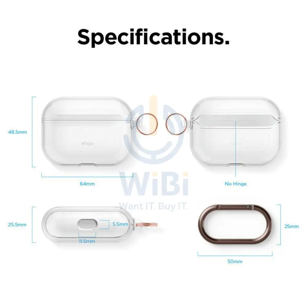 Elago Clear Case - Apple AirPods Pro / Clear Accessories > Mobiles & Tablets