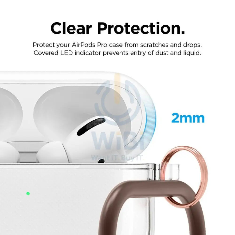 Elago Clear Case - Apple AirPods Pro / Clear Accessories > Mobiles & Tablets