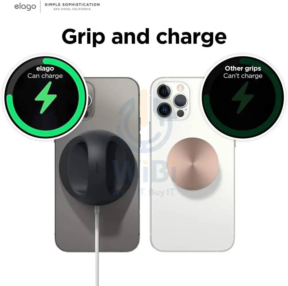 Elago Grip Stand for Magsafe - Black Accessories > Mobiles & Tablets > Mobiles > Mobile Holder / Stands