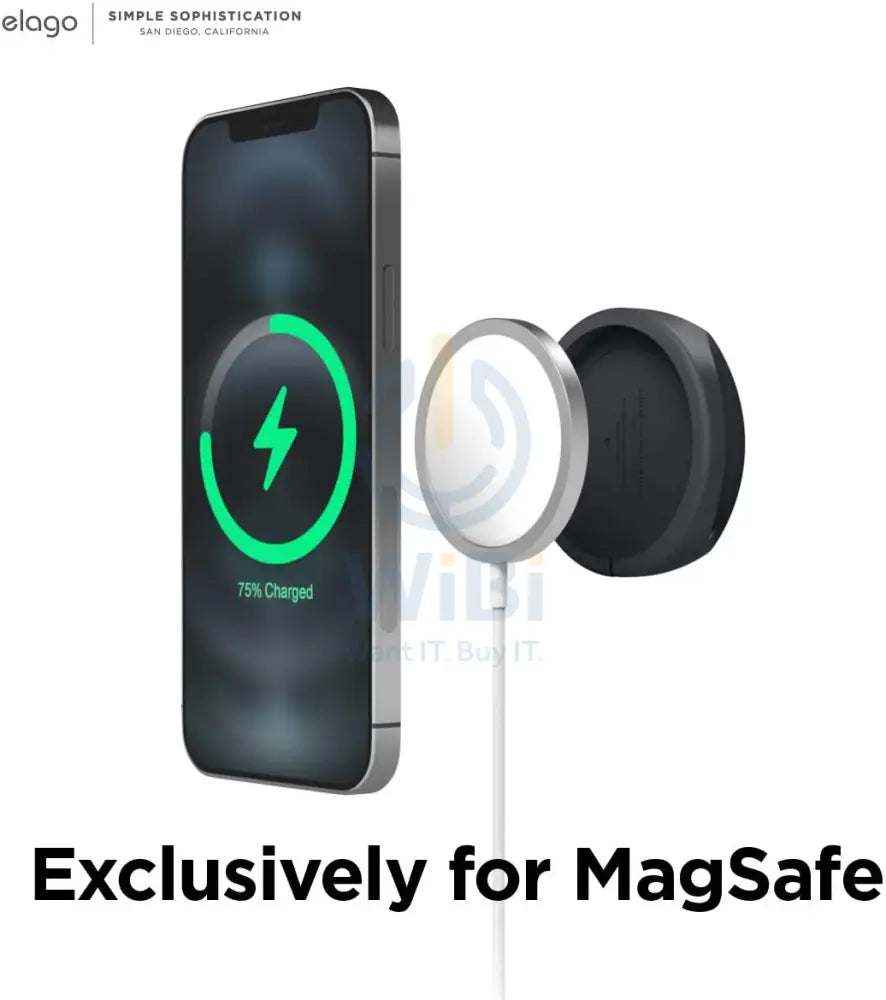 Elago Grip Stand for Magsafe - Black Accessories > Mobiles & Tablets > Mobiles > Mobile Holder / Stands