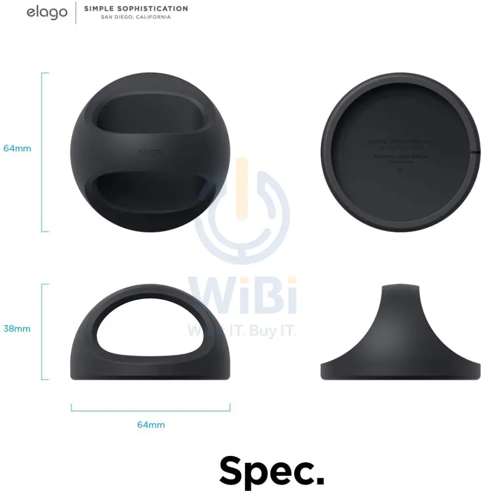 Elago Grip Stand for Magsafe - Black Accessories > Mobiles & Tablets > Mobiles > Mobile Holder / Stands