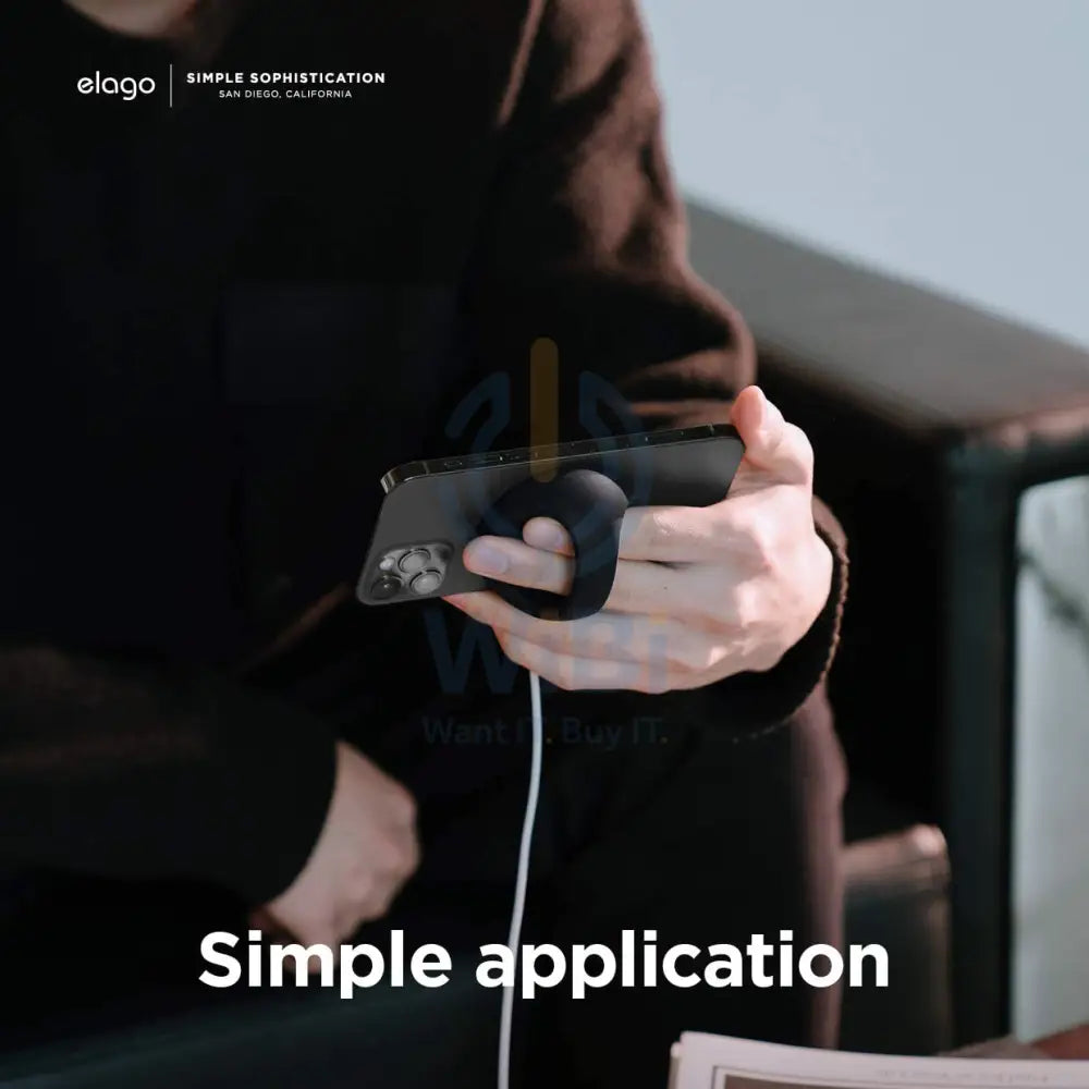 Elago Grip Stand for Magsafe - Black Accessories > Mobiles & Tablets > Mobiles > Mobile Holder / Stands