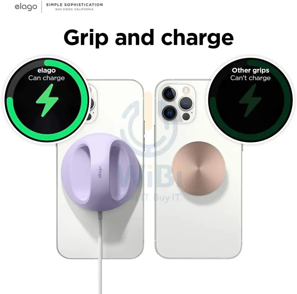 Elago Grip Stand for Magsafe - Lavender Accessories > Mobiles & Tablets > Mobiles > Mobile Holder / Stands