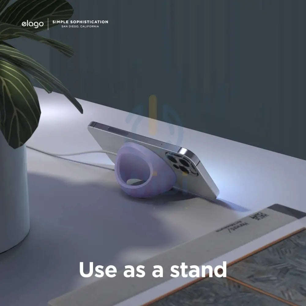 Elago Grip Stand for Magsafe - Lavender Accessories > Mobiles & Tablets > Mobiles > Mobile Holder / Stands