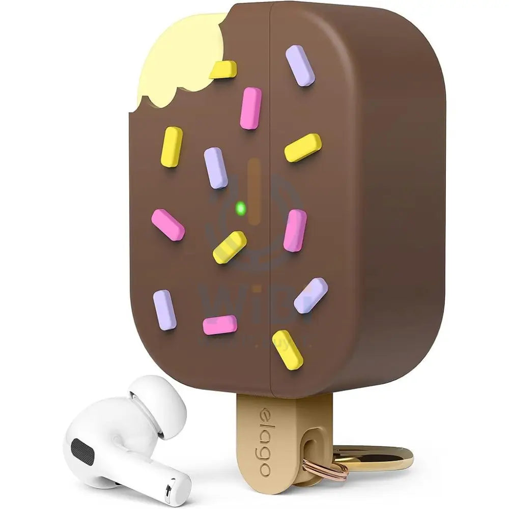 Elago Ice Cream Case - Apple AirPods Pro 2 / Dark Brown Accessories > Mobiles & Tablets