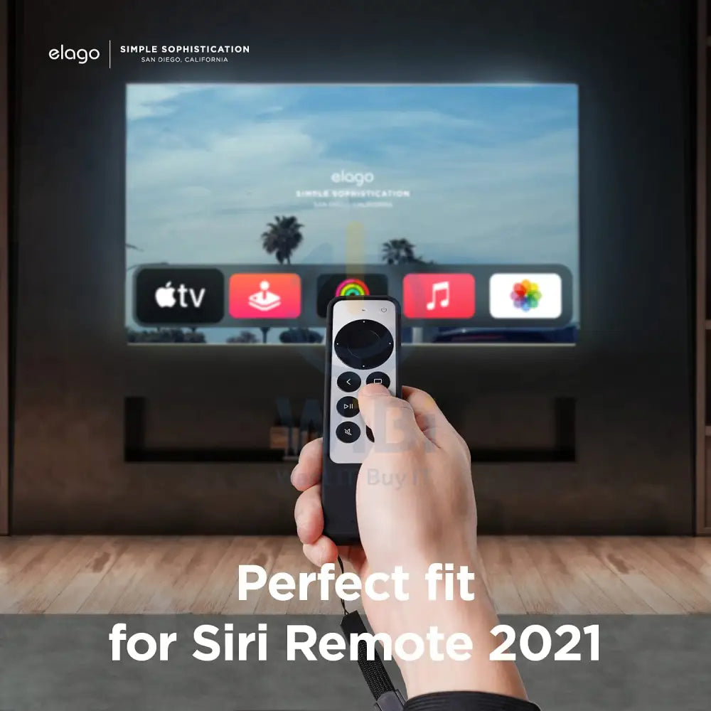 Elago Intelli Case - Apple TV Remote R1 (2021) / Black Accessories > Mobiles & Tablets > Mobiles > Screen Protectors &