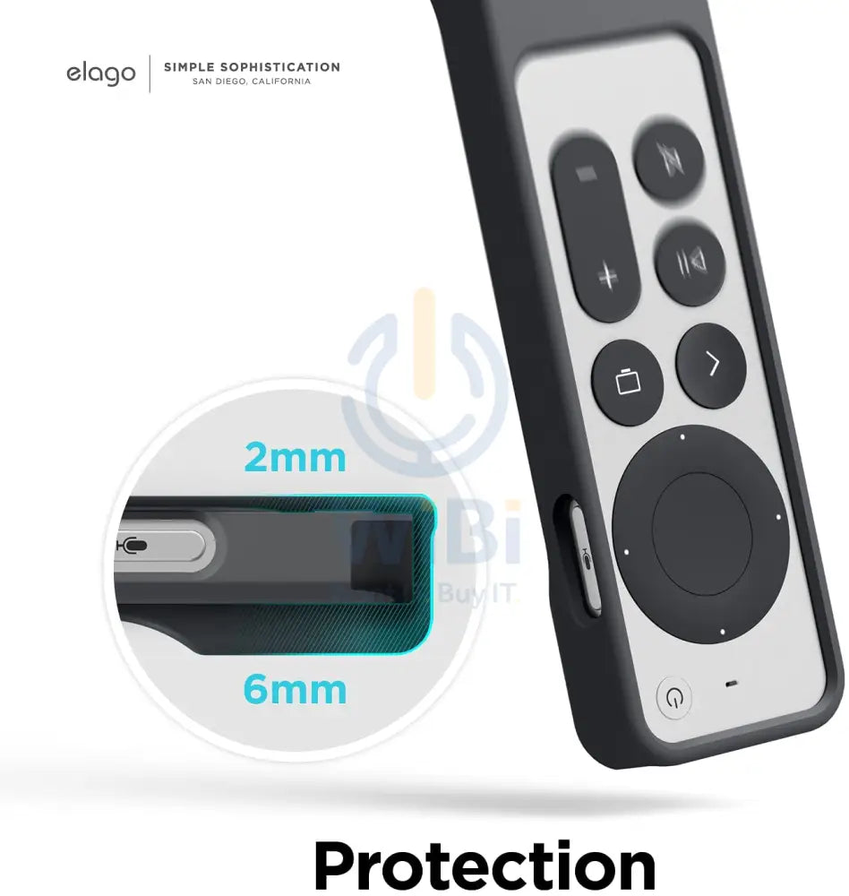 Elago Intelli Case - Apple TV Remote R1 (2021) / Black Accessories > Mobiles & Tablets > Mobiles > Screen Protectors &