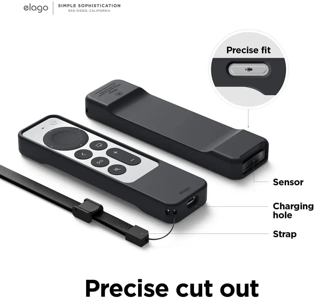 Elago Intelli Case - Apple TV Remote R1 (2021) / Black Accessories > Mobiles & Tablets > Mobiles > Screen Protectors &