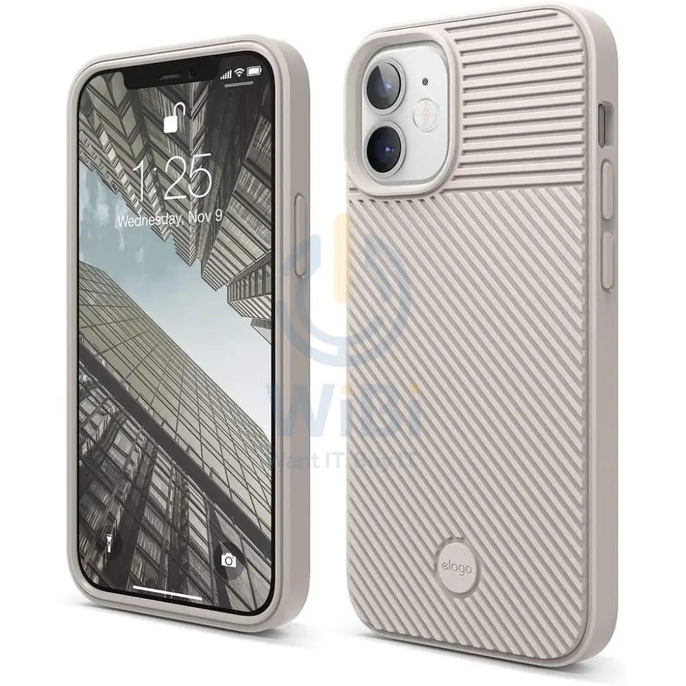 إلاجو ايفون 12 ميني وسادة حافظة - اكسسوارات حجارة > تابلت هواتف > تابلت هواتف