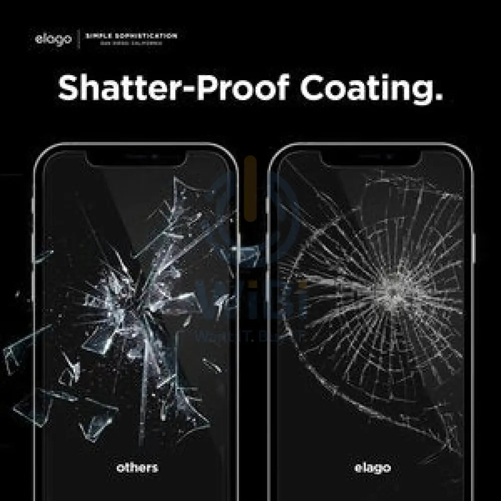 Elago iPhone 12 / iPhone 12 Pro Tempered Glass + Screen Protector Accessories > Mobiles & Tablets > Mobiles > Screen