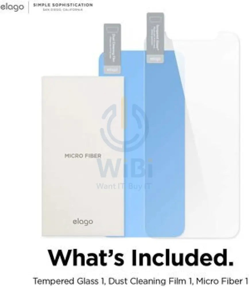 Elago iPhone 12 / iPhone 12 Pro Tempered Glass + Screen Protector Accessories > Mobiles & Tablets > Mobiles > Screen