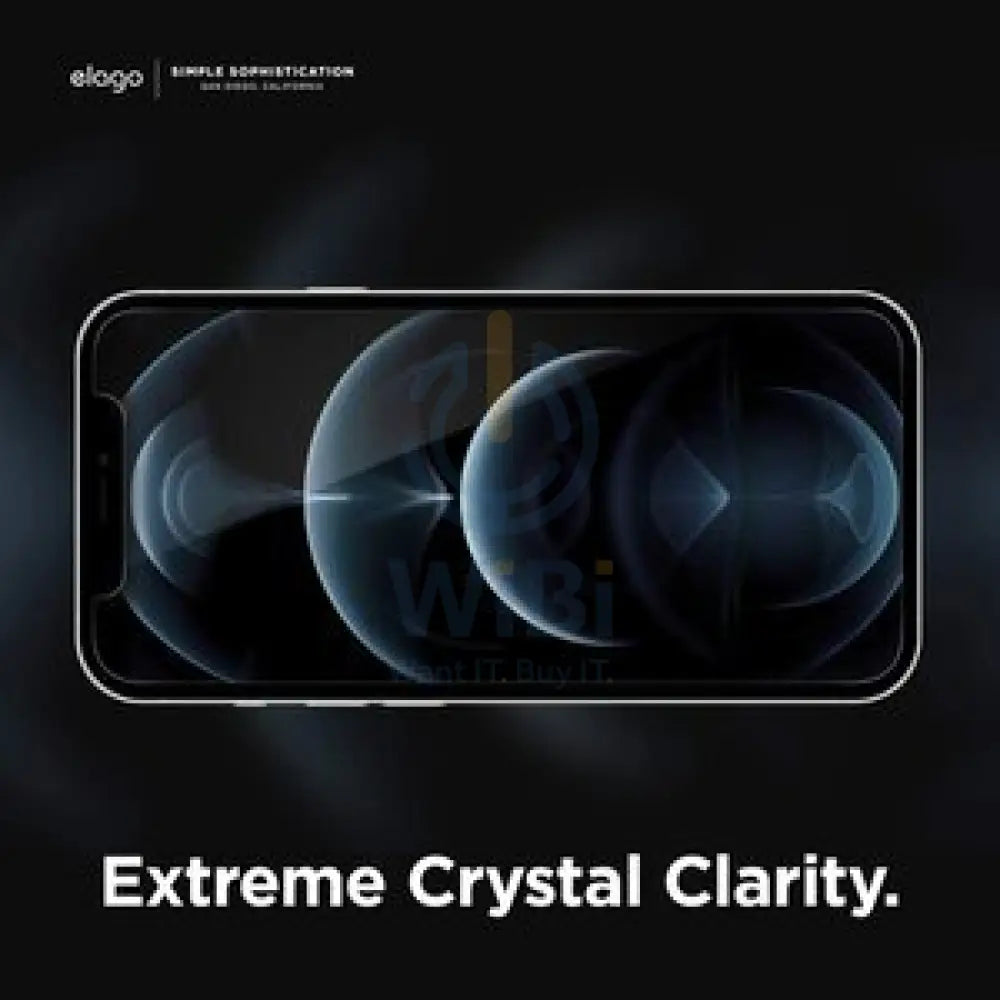 Elago iPhone 12 / iPhone 12 Pro Tempered Glass + Screen Protector Accessories > Mobiles & Tablets > Mobiles > Screen