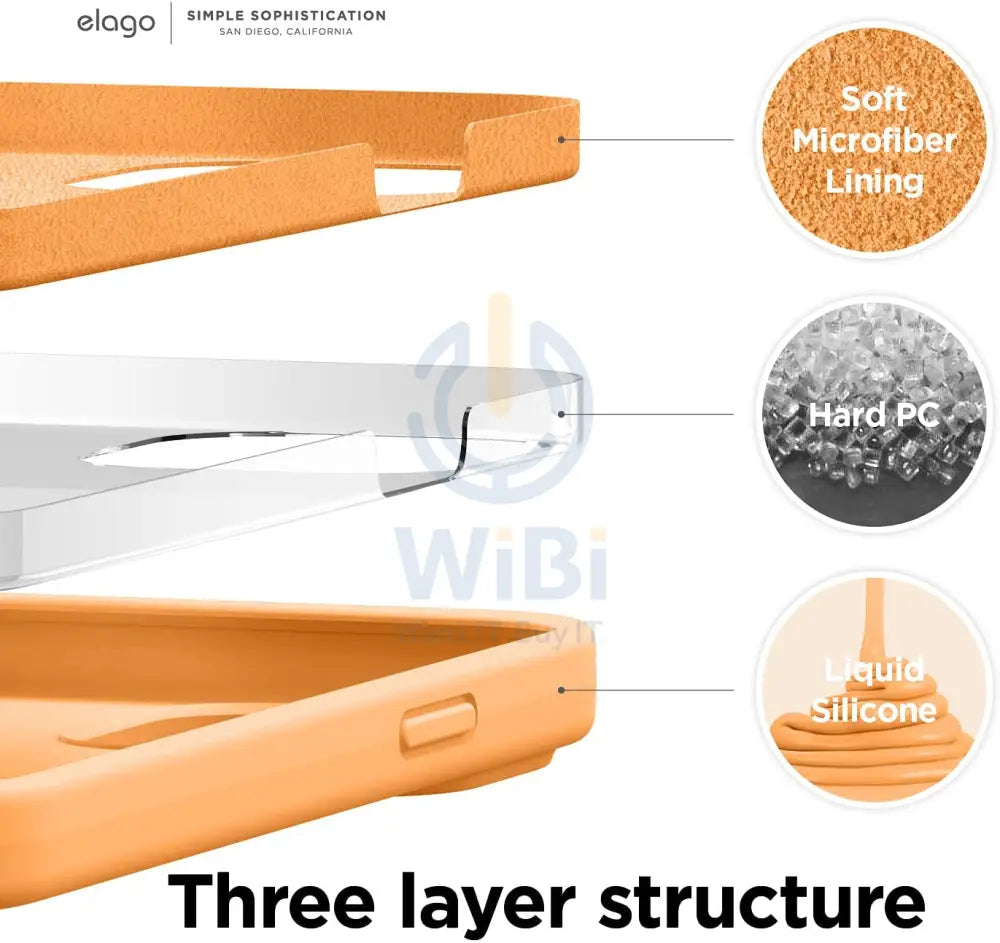 Elago iPhone 13 Pro Max / iPhone 12 Pro Max Soft Silicone Case - Orange Accessories > Mobiles & Tablets > Mobiles >