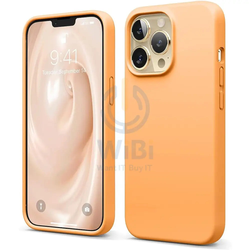 Elago iPhone 13 Pro Soft Silicone Case - Orange Accessories > Mobiles & Tablets > Mobiles > Screen Protectors & Covers