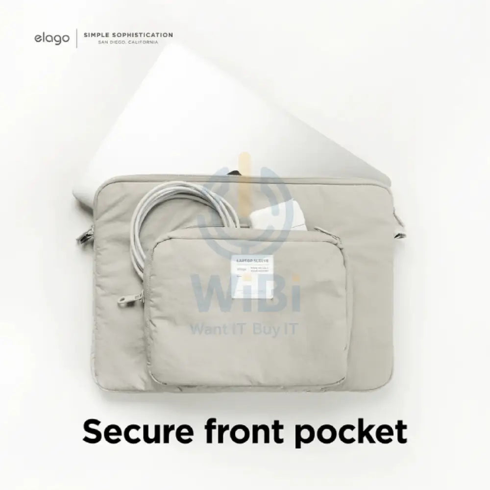 Elago LapTop 12’’ - 14’’ Pocket Sleeve - Stone Accessories > Mobiles & Tablets