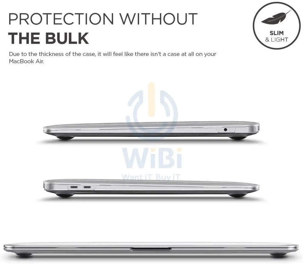 إلاجو ماك بوك اير 13''إم1  1 (2019-) ألترا نحيف حافظة  شفاف  - شفاف اكسسوارات >لابتوب اكسسوارات