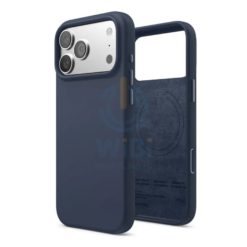Elago Magnetic Silicone Case (Camera Control Key Included) For Apple iPhone 17 Pro Max - Jean Indigo Accessories >