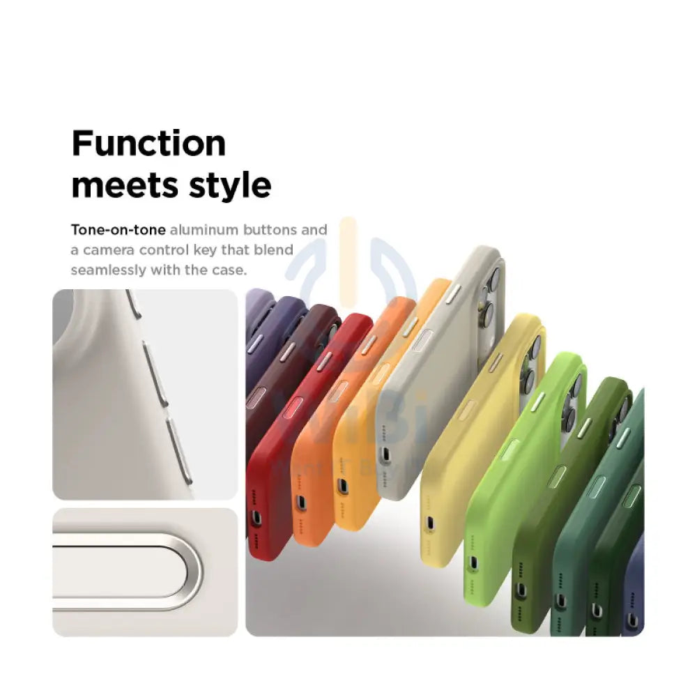 Elago Magnetic Silicone Case (Camera Control Key Included) For Apple iPhone 17 Pro - Stone Accessories > Mobiles &