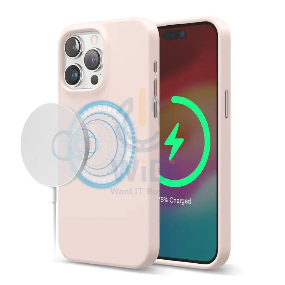Elago MagSafe Magnetic Silicone Case - Apple iPhone 15 Pro / Lovely Pink Accessories > Mobiles & Tablets > Mobiles >
