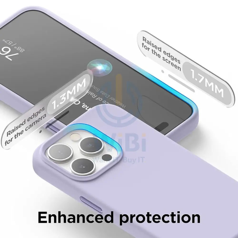 Elago MagSafe Magnetic Silicone Case - Apple iPhone 15 Pro / Purple Accessories > Mobiles & Tablets > Mobiles > Covers