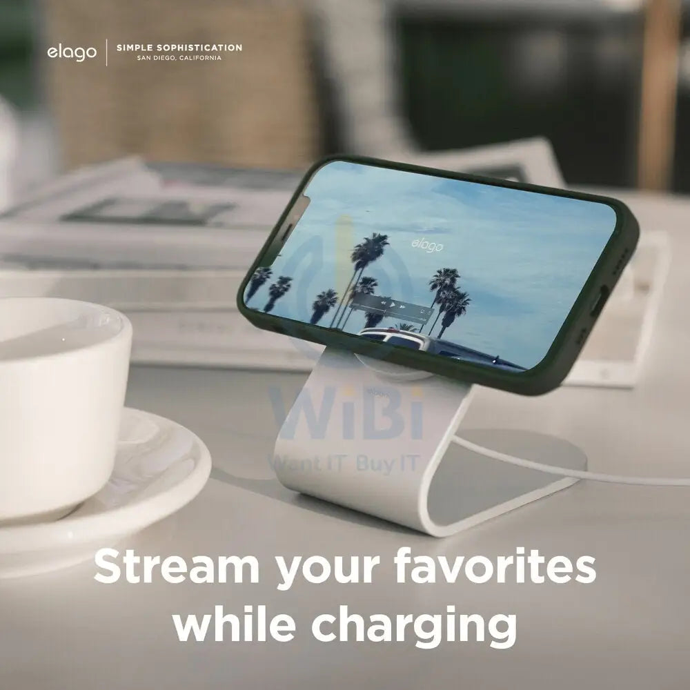 Elago MS3 Aluminum Charging Stand for MagSafe - Jean Indigo Accessories > Mobiles & Tablets > Mobiles > Mobile Holder