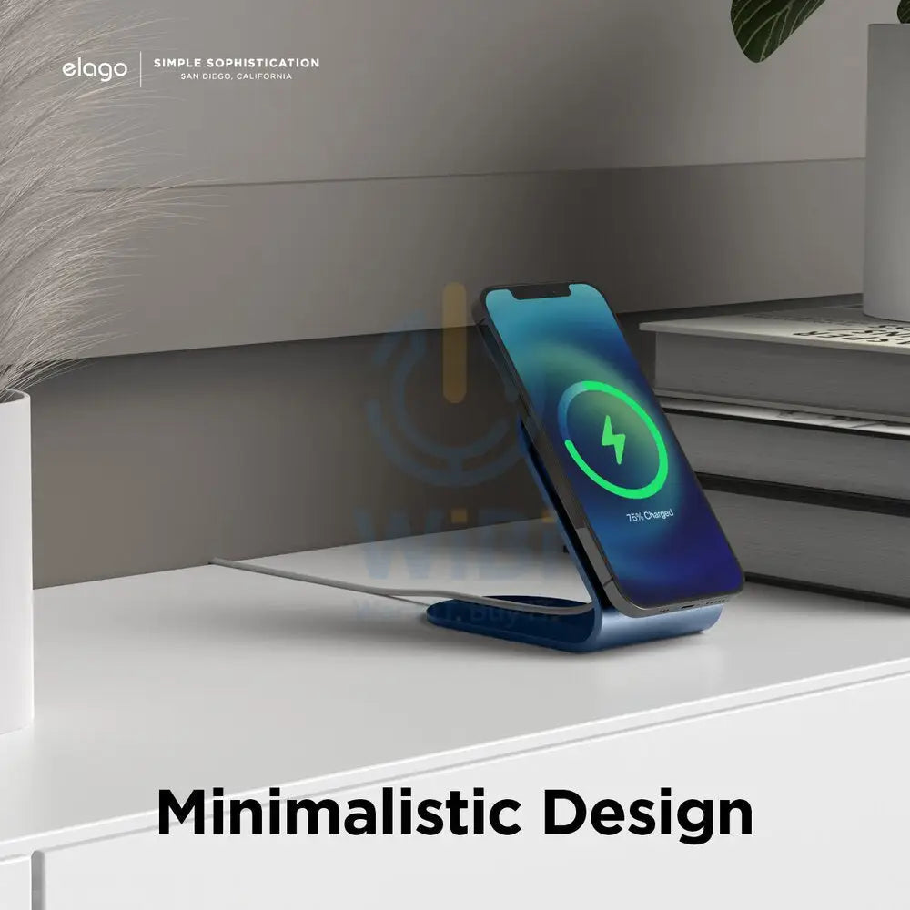Elago MS3 Aluminum Charging Stand for MagSafe - Jean Indigo Accessories > Mobiles & Tablets > Mobiles > Mobile Holder