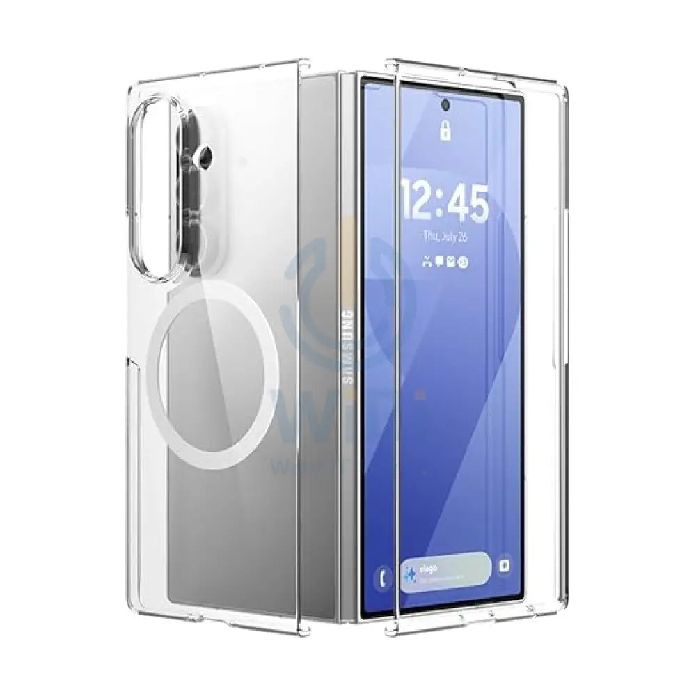 Elago Samsung Galaxy Z Fold 7 Magnetic Clear Case Accessories > Mobiles & Tablets > Mobiles > Covers & Cases