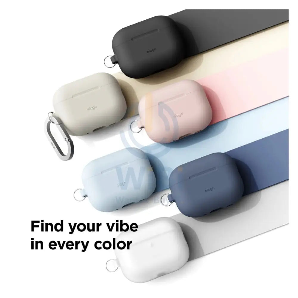 Elago Silicone Hang Case For Apple AirPods Pro 3 - Stone Accessories > Headphones > Covers & Cases