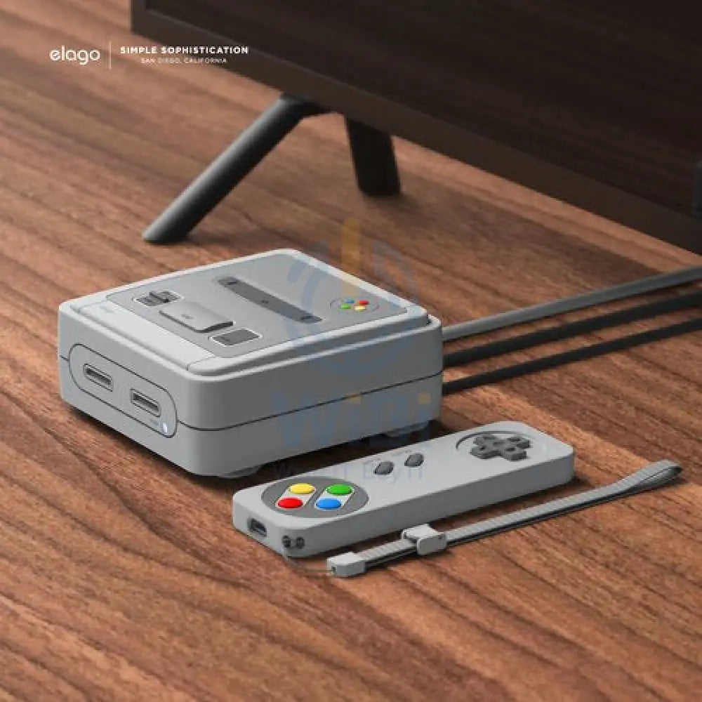 Elago T4 Nintendo Apple TV Case - Light Gray Accessories > Smart Devices